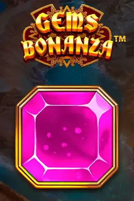 Výherní automat Gems Bonanza a jeho mřížka drahokamů v osmi řadách