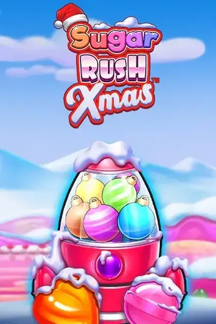 Výherní automat Sugar Rush Xmas a jeho mřížka namrzlých bonbonů v kasinu Vipz